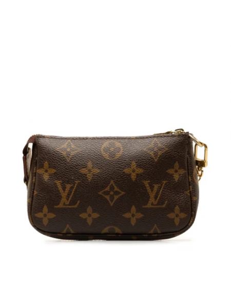 Retro leder tasche Louis Vuitton Vintage braun