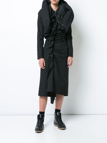 Robe oversize Yohji Yamamoto noir