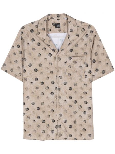 Košile s potiskem s abstraktním vzorem Xacus