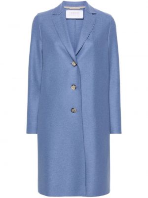 Veltinio paltas Harris Wharf London mėlyna