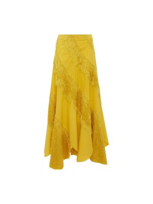 Długa spódnica La Doublej żółta