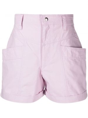 Pantaloni scurți Isabel Marant Etoile violet