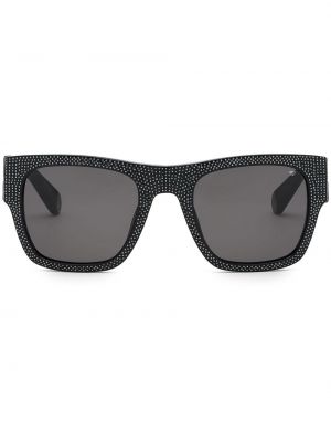 Sonnenbrille mit kristallen Philipp Plein schwarz