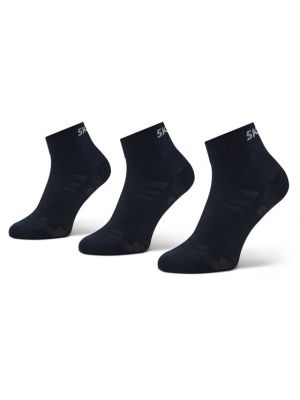 Ψηλές κάλτσες Skechers μαύρο