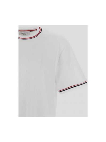 Camisa de algodón Thom Browne blanco