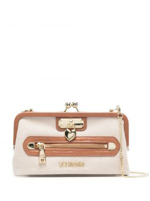 Crossbody väska med fickor Love Moschino