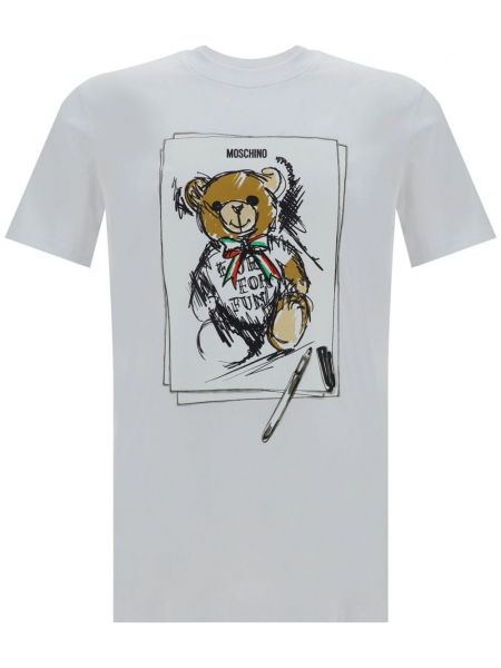 T-shirt Moschino hvid