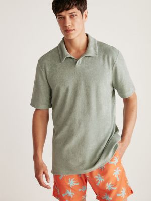 Polo relaxed fit Grimelange zielona
