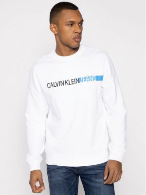 Džemperis Calvin Klein Jeans balta