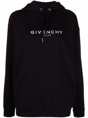 Trykt hettegenser Givenchy svart