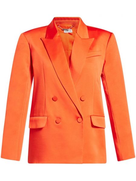 Satin langer blazer Simkhai orange