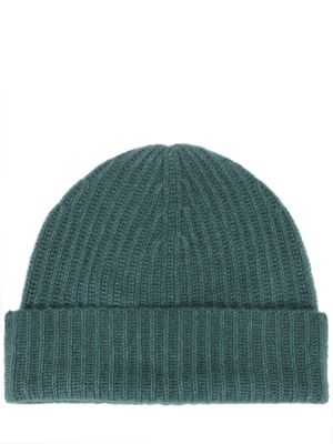 Кашемировая шапка Malo зеленая