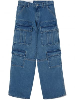 High waist bootcut jeans Ambush blau