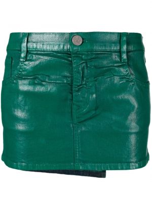 Asimetriškas džinsinis sijonas Vivienne Westwood žalia