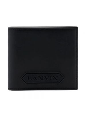 Czarny portfel Lanvin