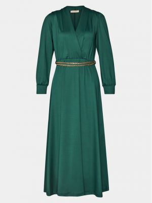Коктейлна рокля Rinascimento зелено