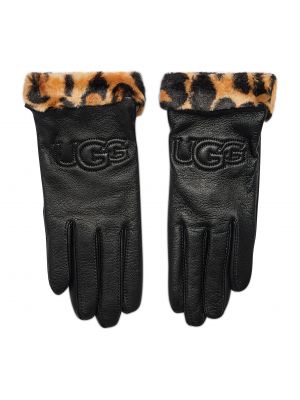 Rękawiczki z futerkiem skorzane Ugg