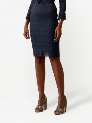 Pouzdrová sukně Ralph Lauren Collection modré
