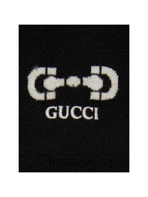 Cárdigan con botones de lana Gucci negro