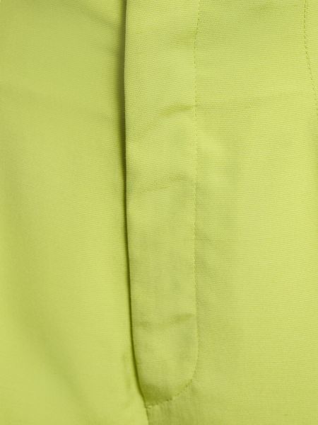 Rovné nohavice s vysokým pásom Ralph Lauren Collection zelená