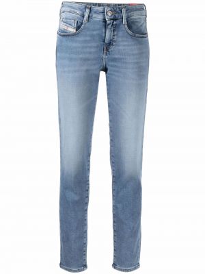 Slank stretch jeans Diesel blå