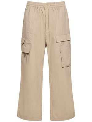 Pantaloni di nylon Y-3 beige