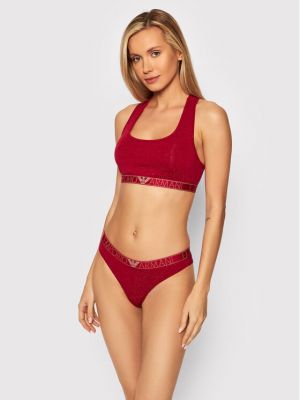 Бикини Emporio Armani Underwear червено