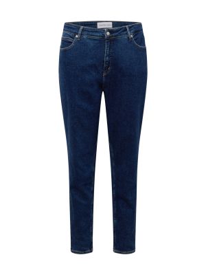 Kitsa lõikega teksapüksid Calvin Klein Jeans Plus sinine