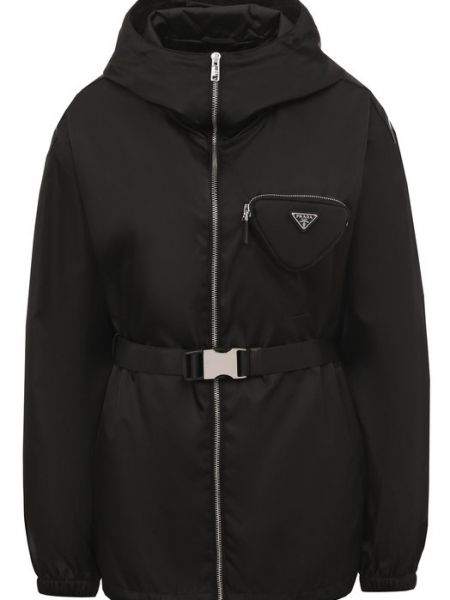Черная куртка Prada