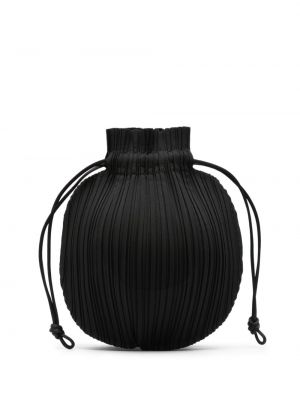 Plisovaná nákupná taška Pleats Please Issey Miyake čierna