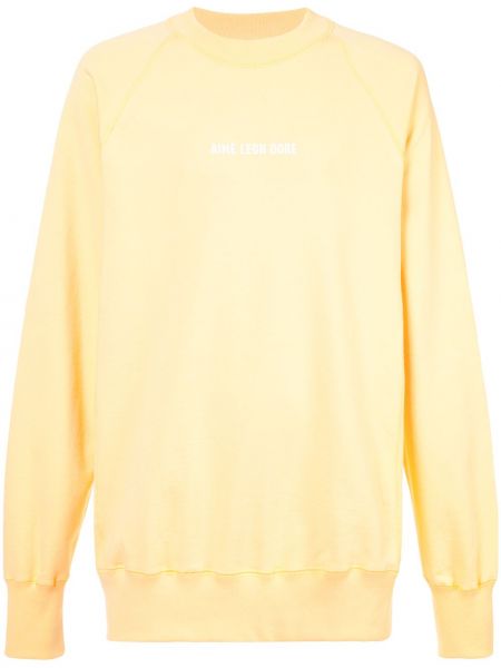 Bluza dresowa Aime Leon Dore - Żółty