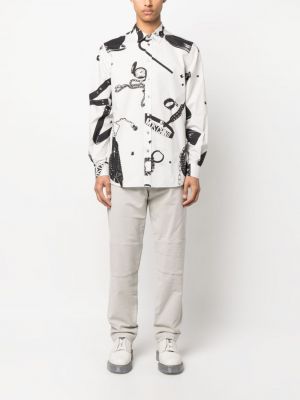 Hemd aus baumwoll mit print Moschino