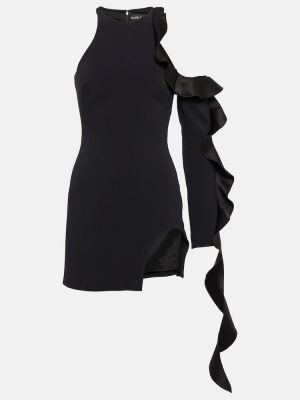 Mini robe asymétrique David Koma noir