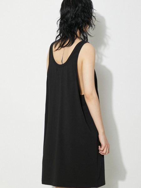 Βαμβακερή φόρεμα με σχέδιο Fiorucci μαύρο
