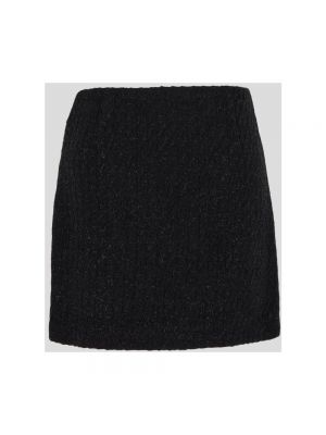 Mini spódniczka tweedowa Michael Kors czarna