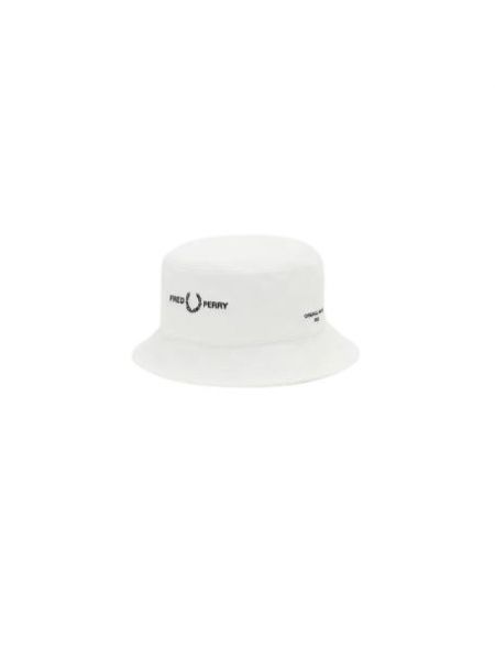 Chapeau Fred Perry blanc