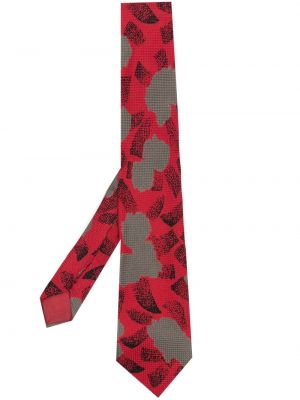 Jedwabny krawat z nadrukiem Versace Pre-owned