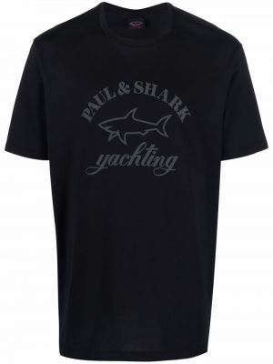 Camiseta con estampado Paul & Shark azul