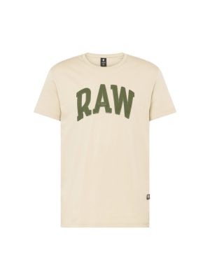 Със звездички тениска G-star Raw бежово