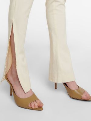 Sandale din piele Gia Borghini maro