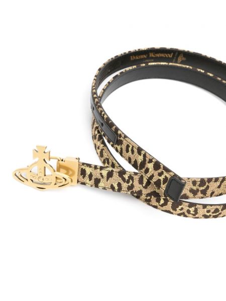 Gürtel mit leopardenmuster mit schnalle Vivienne Westwood