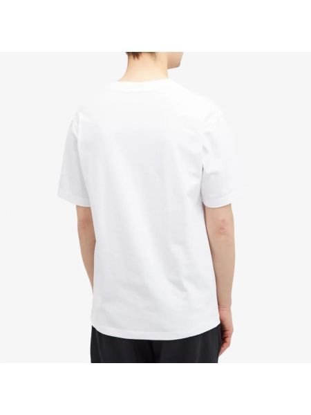 Хлопковая футболка New Balance белая