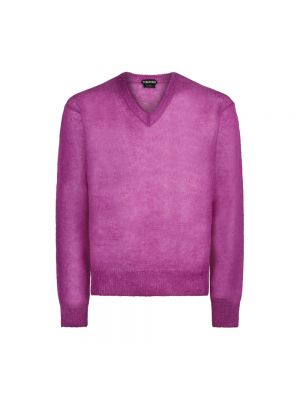Sweter Tom Ford fioletowy