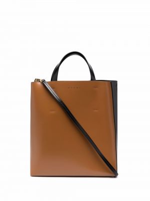 Borsa shopper di pelle Marni