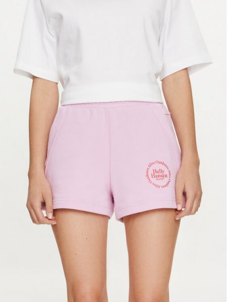 Pantaloni scurți sport Helly Hansen roz