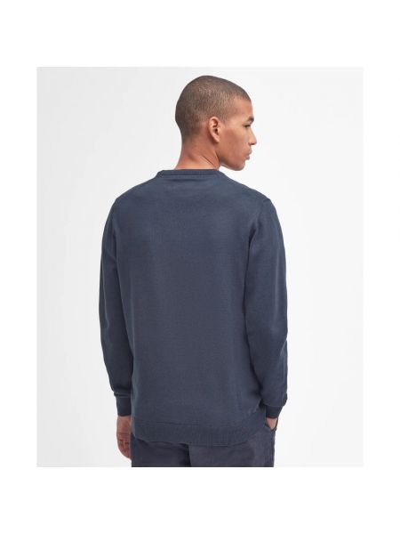 Jersey de algodón de tela jersey Barbour azul