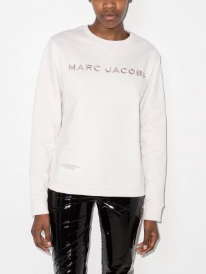 Sweatshirt mit stickerei Marc Jacobs weiß