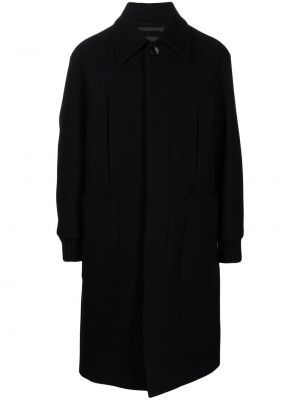 Mantel mit fischgrätmuster Songzio schwarz
