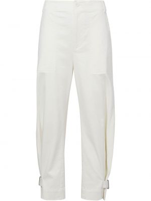 Puuvillased püksid Proenza Schouler White Label valge
