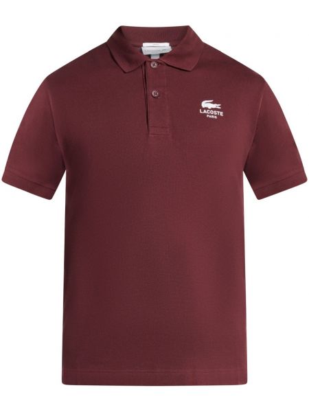 Poloshirt Lacoste rød